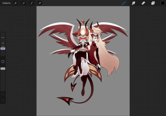 Simple shading redraw - Lucifer and Charlie