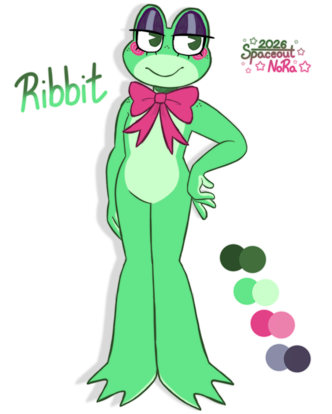 Ribbit doodle