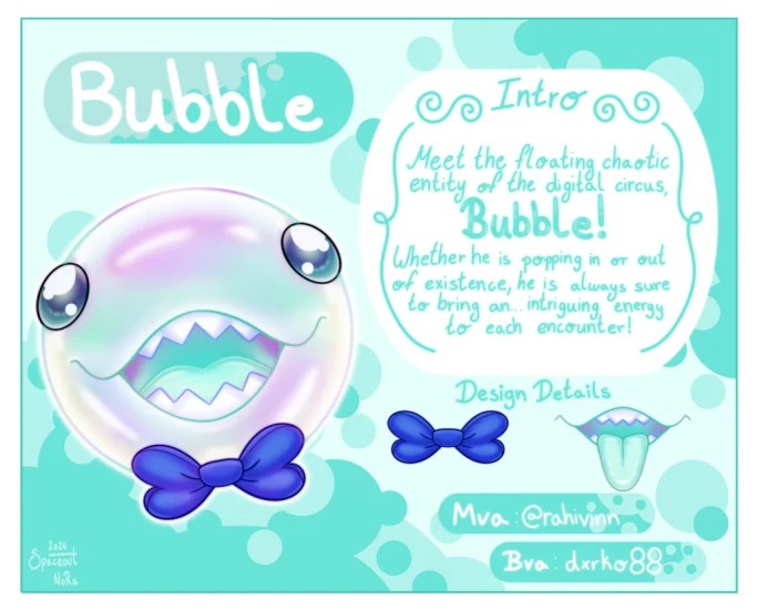 Bubble introduction card